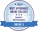 Ranked among the most affordable online web development bachelor's degrees