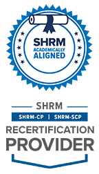 Society of Human Resource Management (SHRM) Academically Aligned badge