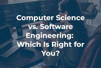 image of software engineer with blog title overlaid 