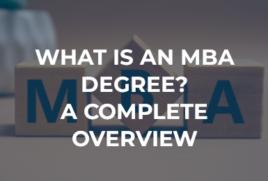 image of block letters spelling MBA with blog title overlaid 