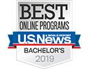 U.S. News and World Report Best Online Programs Bachelor's 2019 Logo