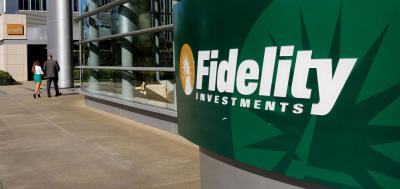 Fidelity sign outside of building